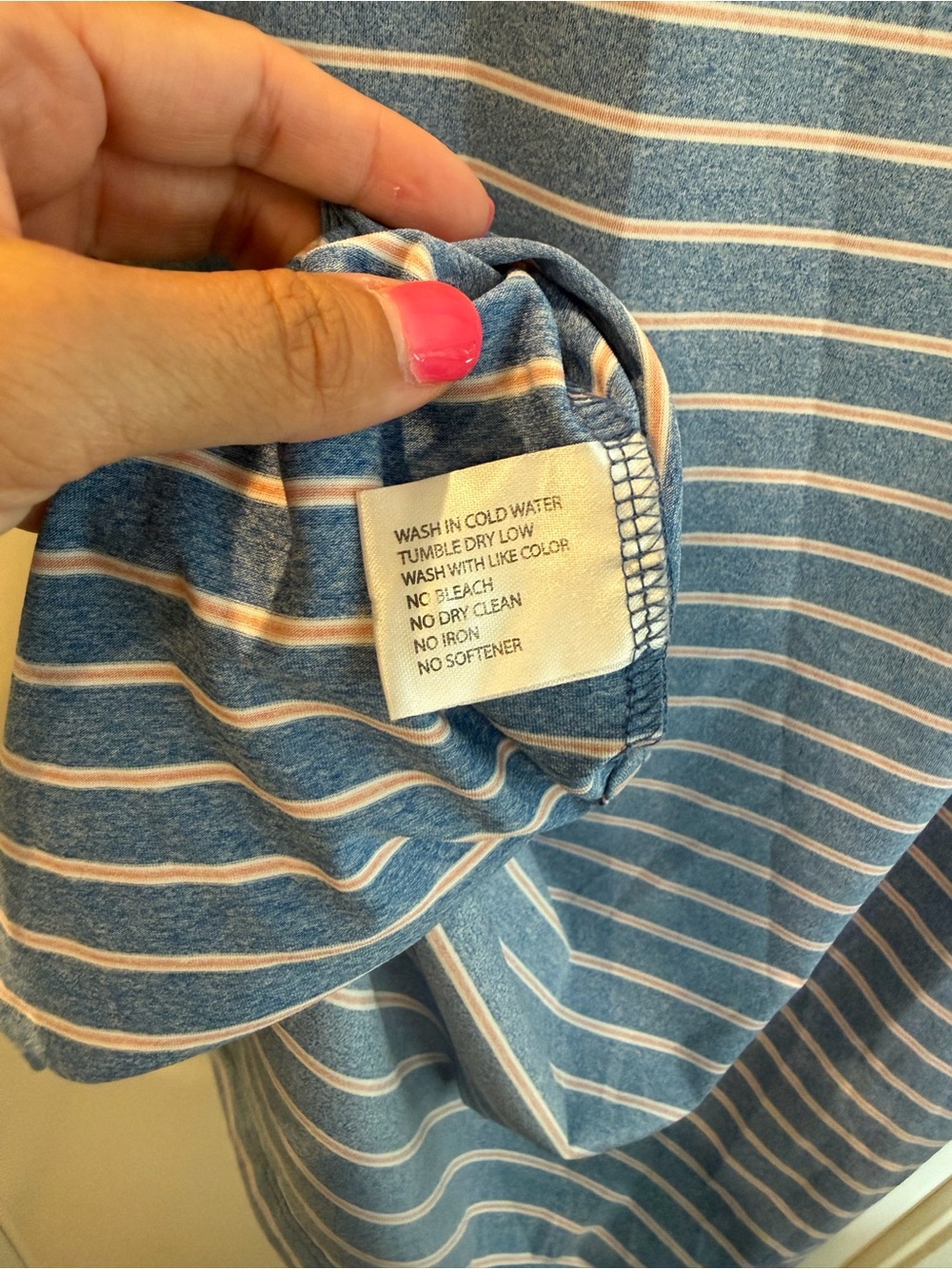 Rhoback The Birdie Stripe Polo Shirt Men's 3X - Picture 5 of 7